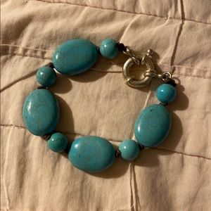 Turquoise stone bracelet